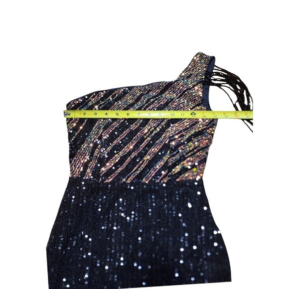 Women's Cocktail & Party Dresses One Shoulder Sequins Bodycon Dress  Size Small - Picture 6 of 11